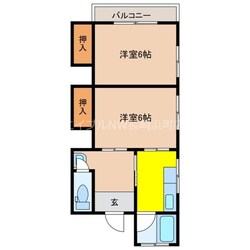 真浦アパートの物件間取画像